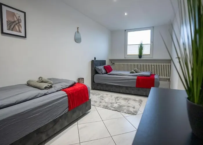 Apartmán Serviceroom24 - Space In Wlan - Smart-tv - 24-7 Check-in Und Kueche Gladbeck